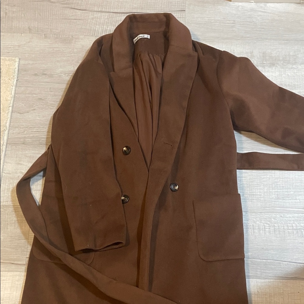 Grace Karin Classic Brown Trench Coat